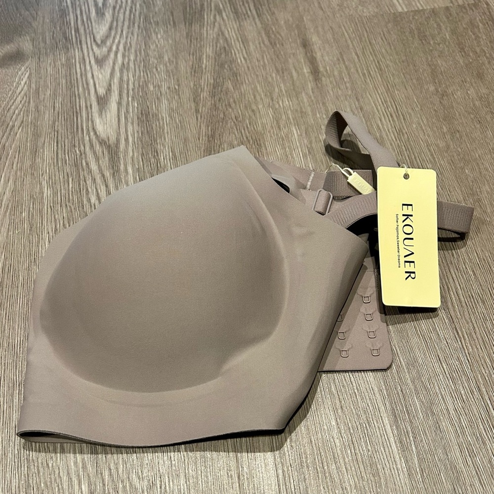Ekouaer Seamless Nursing Bra 2XL Taupe NWT